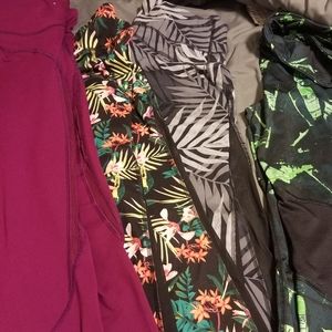 Capri length workout leggings